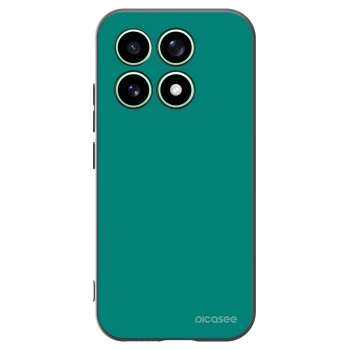 Picasee silikonowe czarne etui na Xiaomi 17 - Emerald Mist