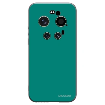 Picasee silikonowe czarne etui na Xiaomi 17 Ultra - Emerald Mist