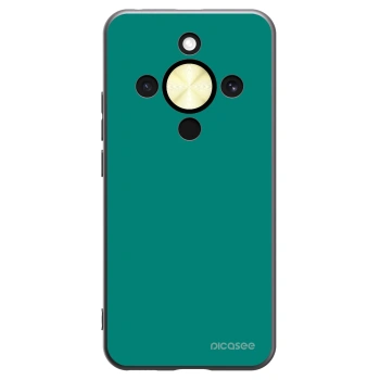 Picasee silikonowe czarne etui na Honor Magic8 Lite 5G - Emerald Mist