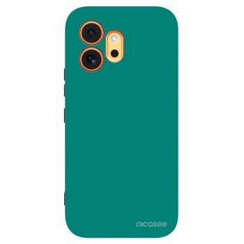 Picasee silikonowe czarne etui na Honor 600 - Emerald Mist