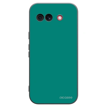 Picasee silikonowe czarne etui na Google Pixel 10a - Emerald Mist
