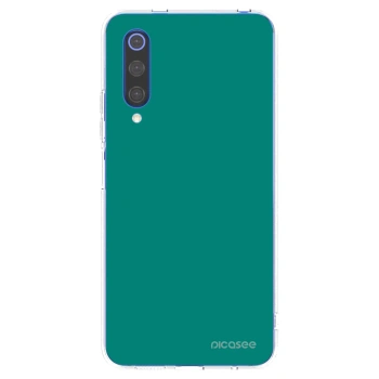 Picasee silikonowe przeźroczyste etui na Xiaomi Mi 9 SE - Emerald Mist