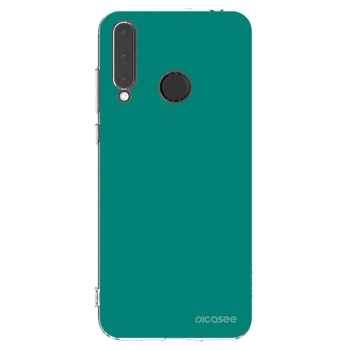 Picasee silikonowe przeźroczyste etui na Honor 20 Lite - Emerald Mist