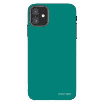 Picasee silikonowe przeźroczyste etui na Apple iPhone 11 - Emerald Mist