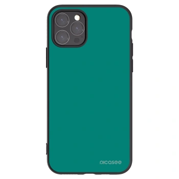 Picasee silikonowe czarne etui na Apple iPhone 11 Pro - Emerald Mist