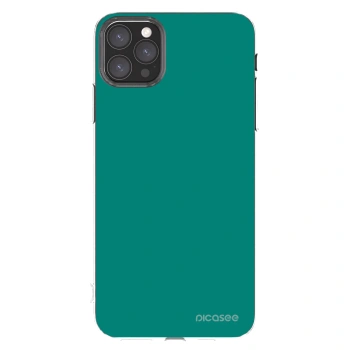 Picasee silikonowe przeźroczyste etui na Apple iPhone 11 Pro Max - Emerald Mist
