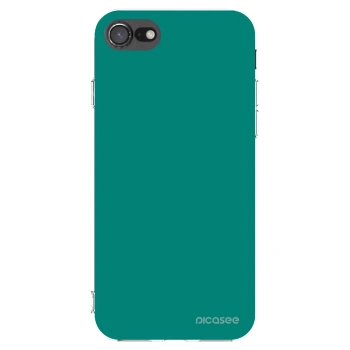 Picasee silikonowe przeźroczyste etui na Apple iPhone 8 - Emerald Mist