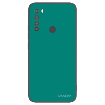 Picasee silikonowe czarne etui na Xiaomi Redmi Note 8 - Emerald Mist