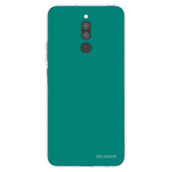 Picasee silikonowe przeźroczyste etui na Xiaomi Redmi 8 - Emerald Mist