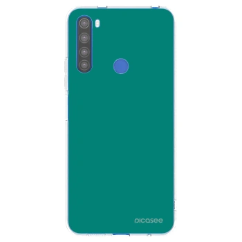 Picasee silikonowe przeźroczyste etui na Xiaomi Redmi Note 8T - Emerald Mist
