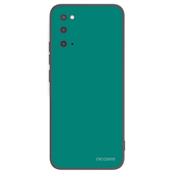 Picasee silikonowe czarne etui na Samsung Galaxy S20 G980F - Emerald Mist