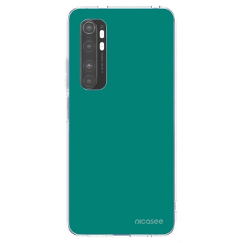 Picasee silikonowe przeźroczyste etui na Xiaomi Mi Note 10 Lite - Emerald Mist