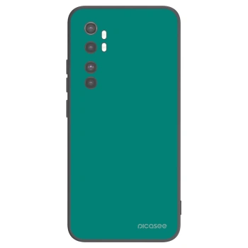 Picasee silikonowe czarne etui na Xiaomi Mi Note 10 Lite - Emerald Mist