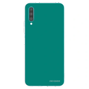 Picasee silikonowe przeźroczyste etui na Samsung Galaxy A30s A307F - Emerald Mist
