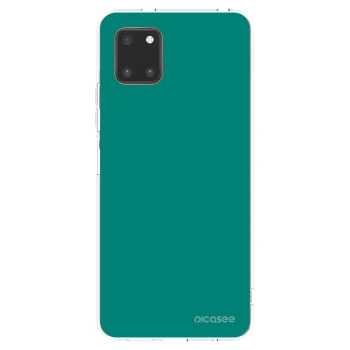 Picasee silikonowe przeźroczyste etui na Samsung Galaxy Note 10 Lite N770F - Emerald Mist