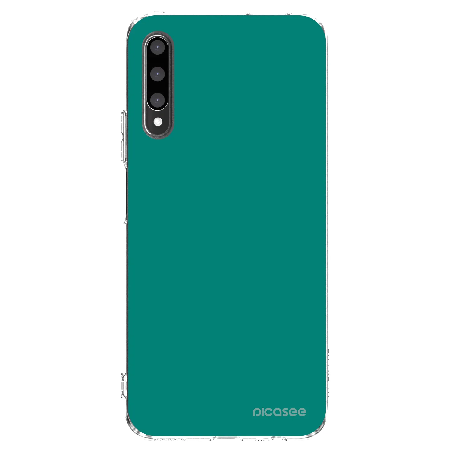 Picasee silikonowe przeźroczyste etui na Honor 9X Pro - Emerald Mist