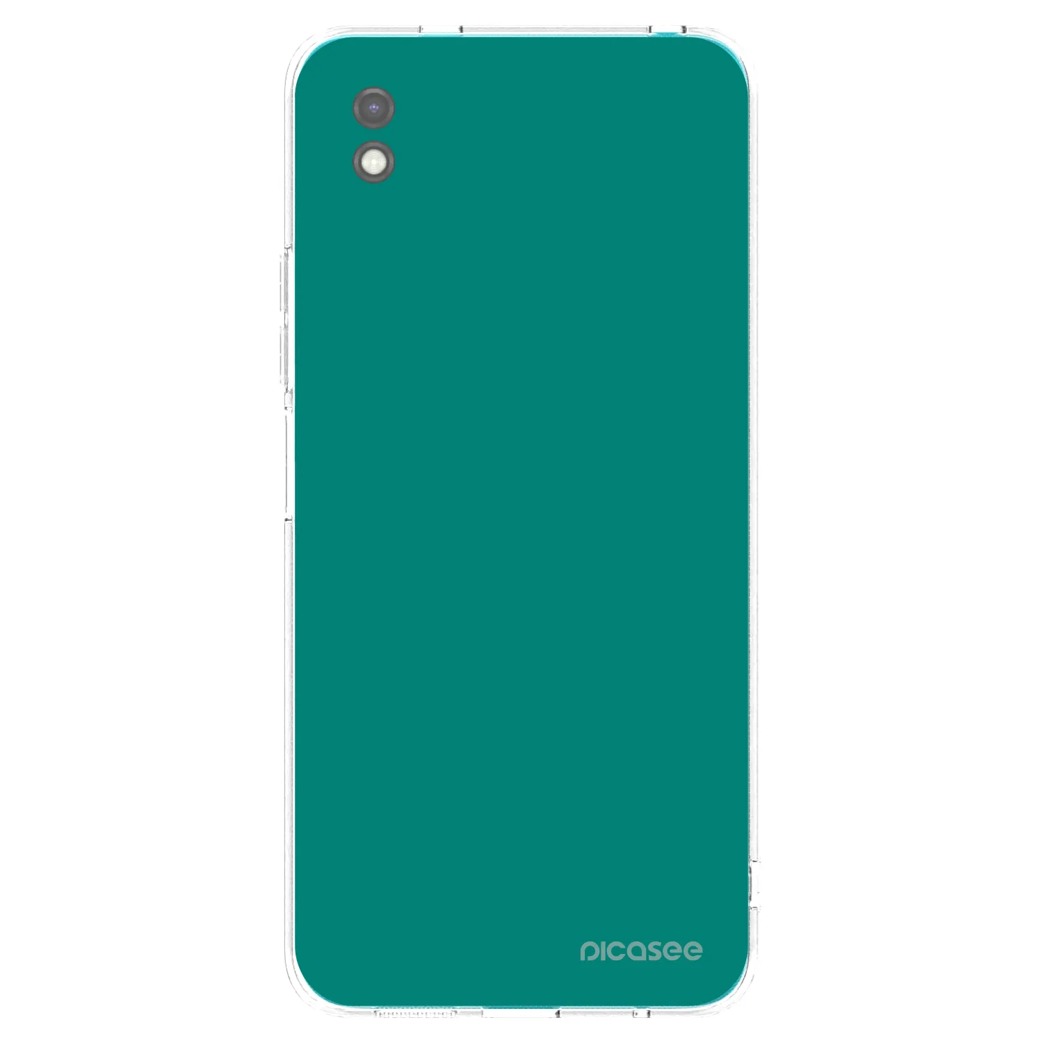 Picasee silikonowe czarne etui na Xiaomi Redmi 9A - Emerald Mist