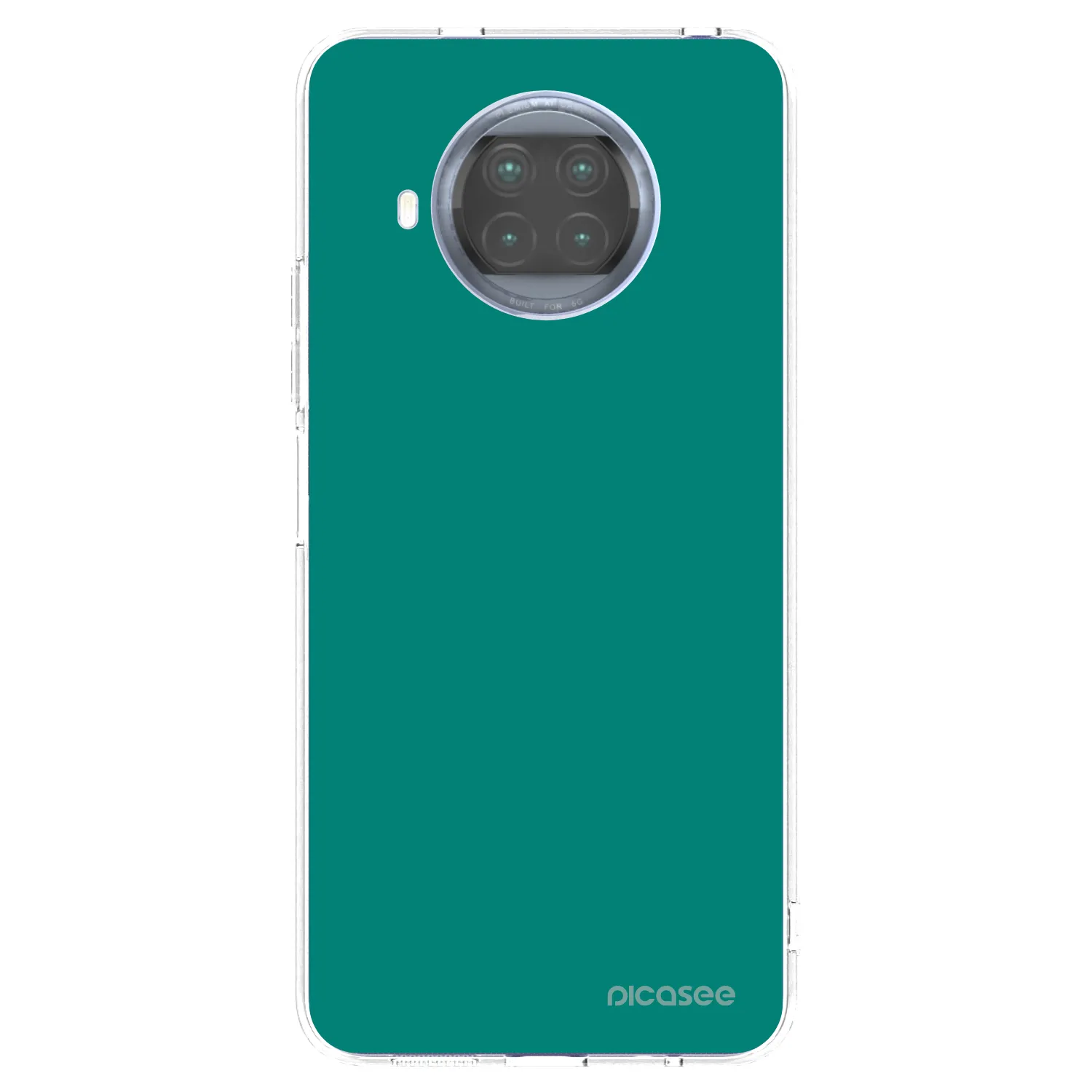 Picasee silikonowe przeźroczyste etui na Xiaomi Mi 10T Lite - Emerald Mist