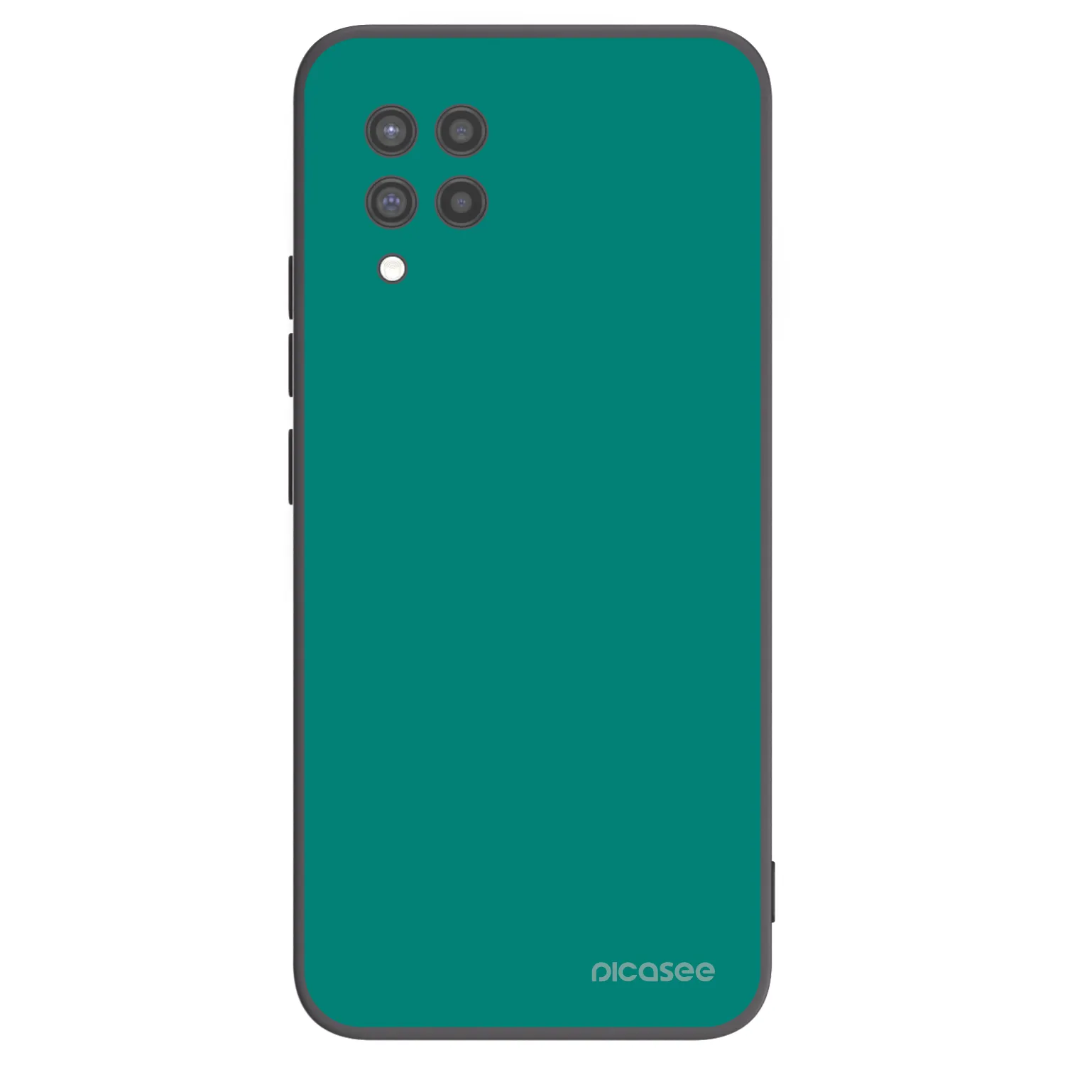 Picasee silikonowe czarne etui na Samsung Galaxy A42 A426B - Emerald Mist
