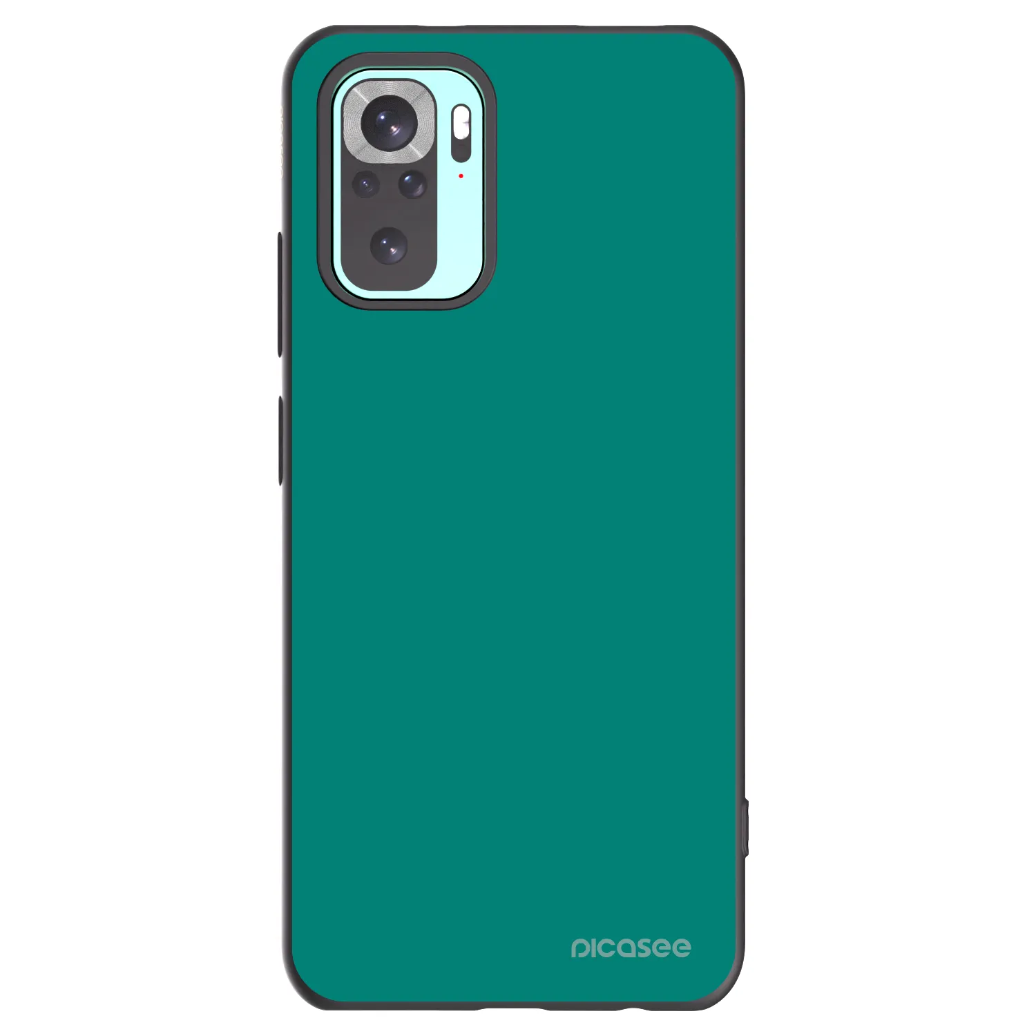 Picasee silikonowe czarne etui na Xiaomi Redmi Note 10 Pro - Emerald Mist