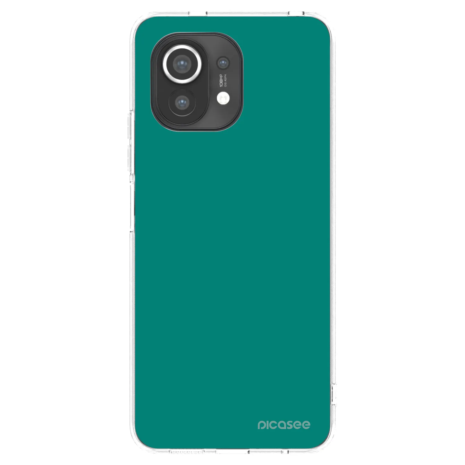Picasee silikonowe przeźroczyste etui na Xiaomi Mi 11 - Emerald Mist