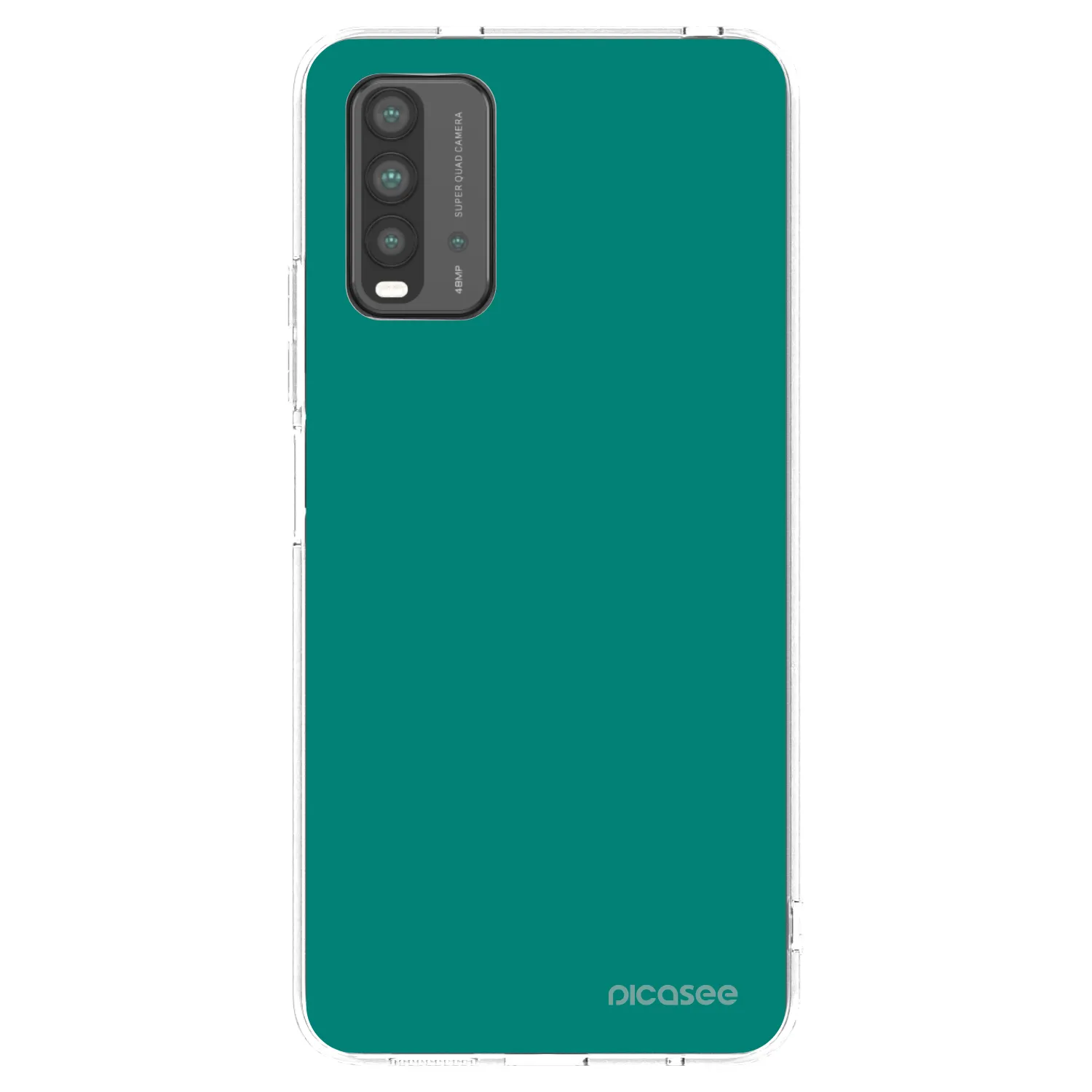 Picasee silikonowe przeźroczyste etui na Xiaomi Redmi 9T - Emerald Mist