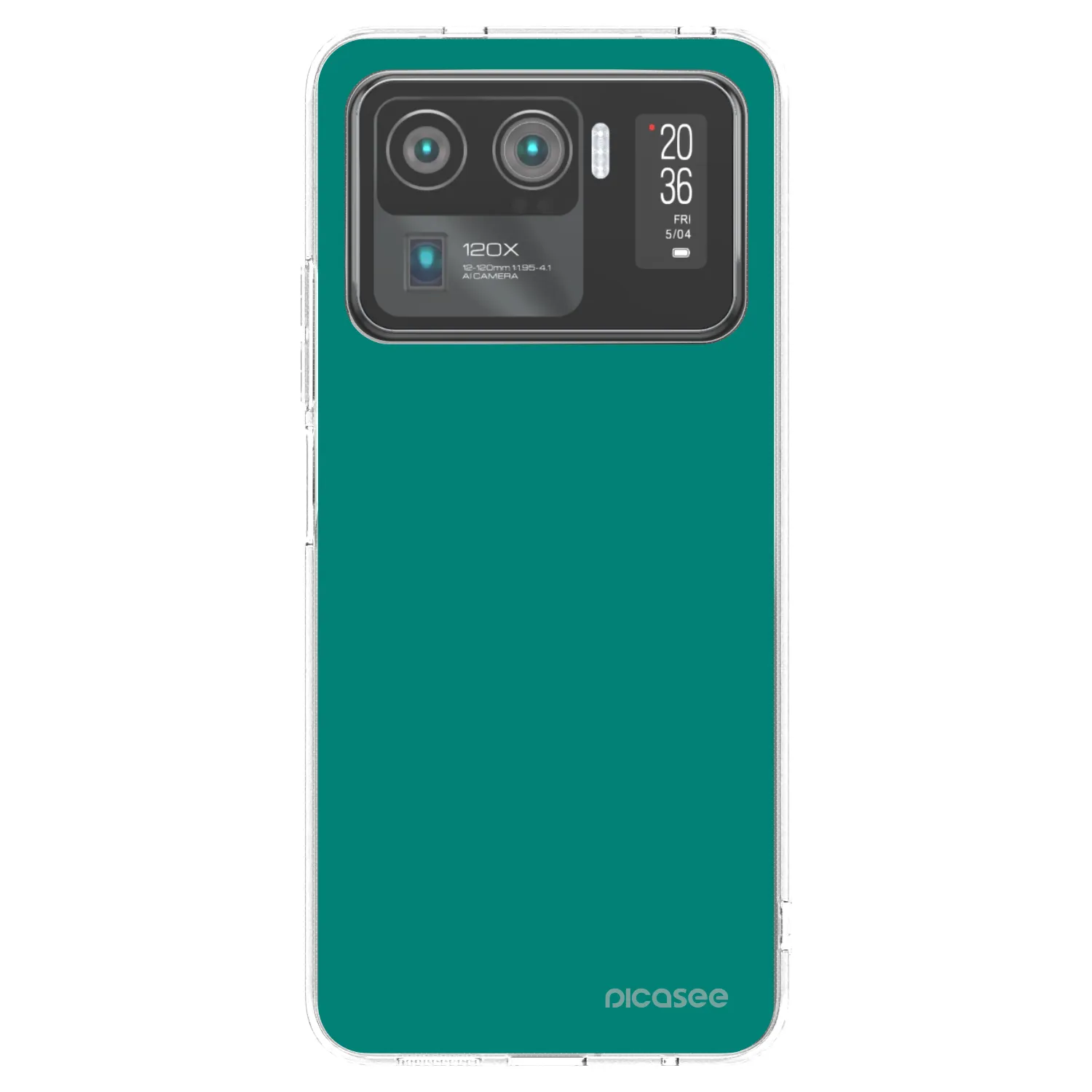Picasee silikonowe przeźroczyste etui na Xiaomi Mi 11 Ultra - Emerald Mist