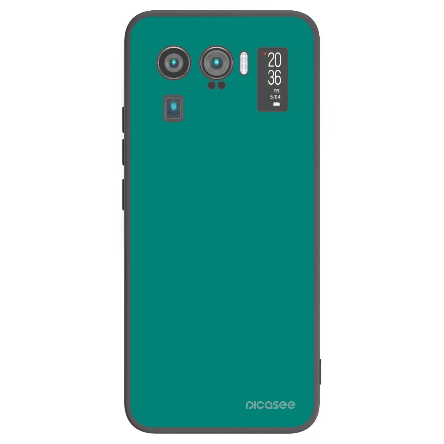 Picasee silikonowe czarne etui na Xiaomi Mi 11 Ultra - Emerald Mist