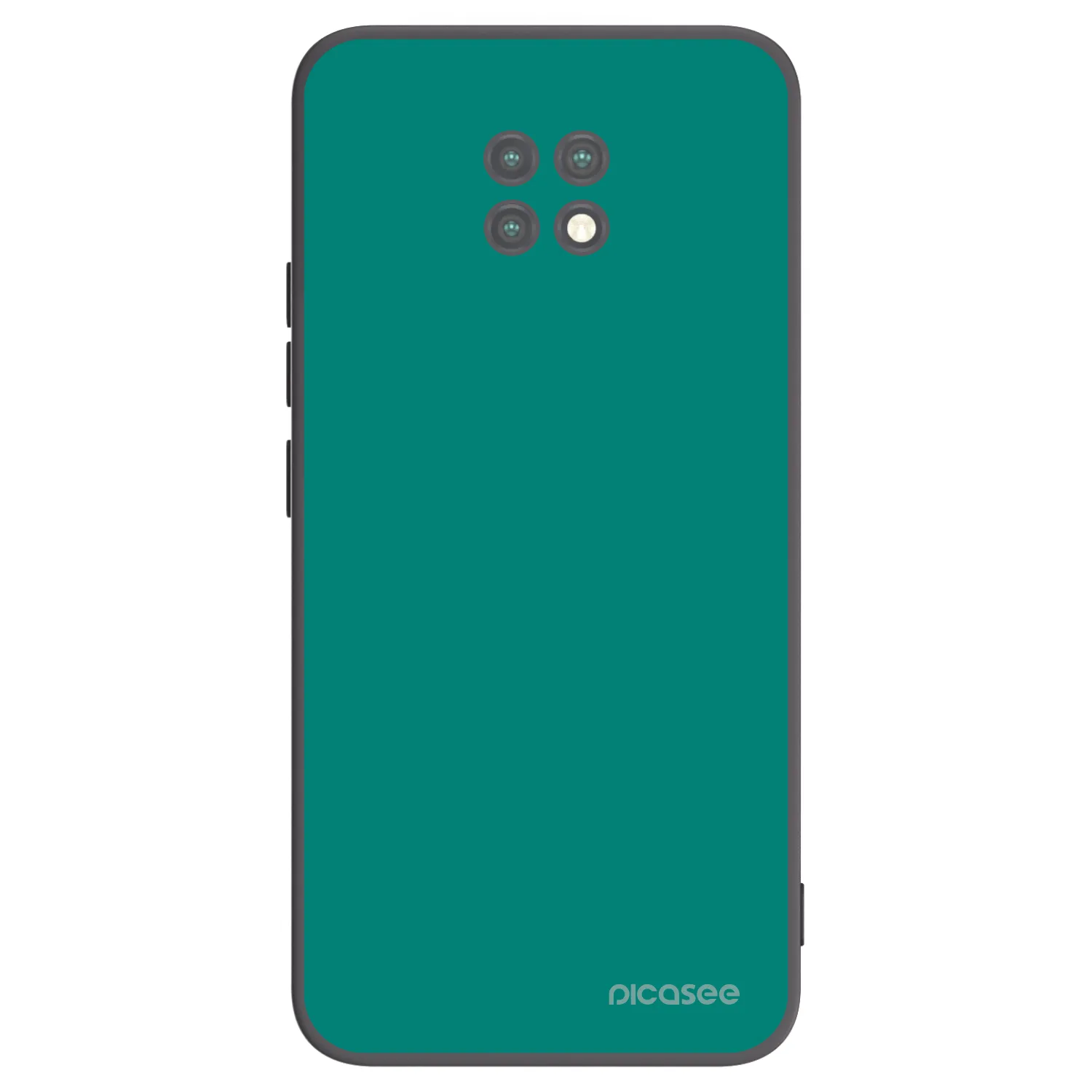 Picasee silikonowe czarne etui na Xiaomi Redmi Note 9T - Emerald Mist