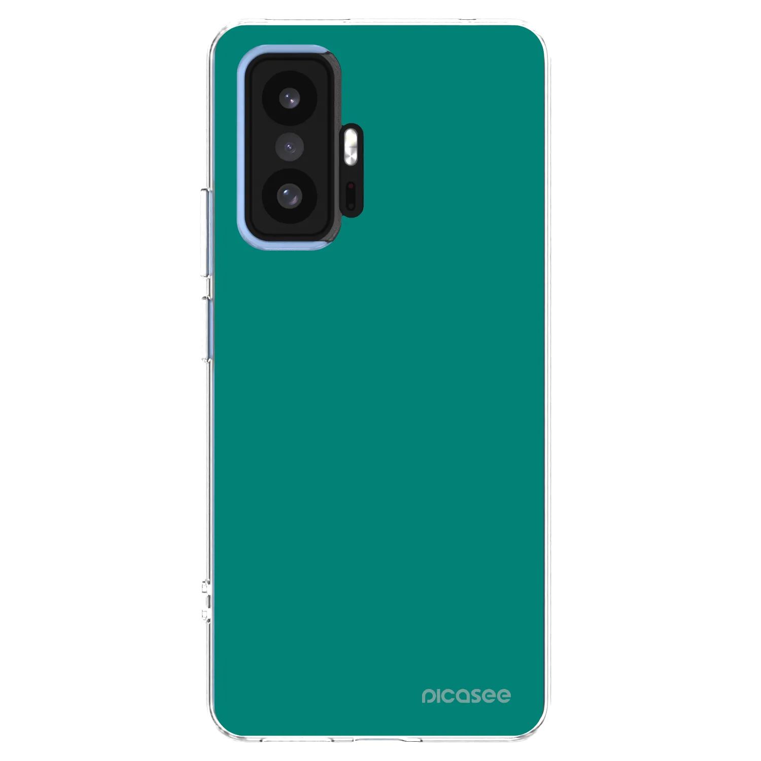 Picasee silikonowe przeźroczyste etui na Xiaomi 11T - Emerald Mist