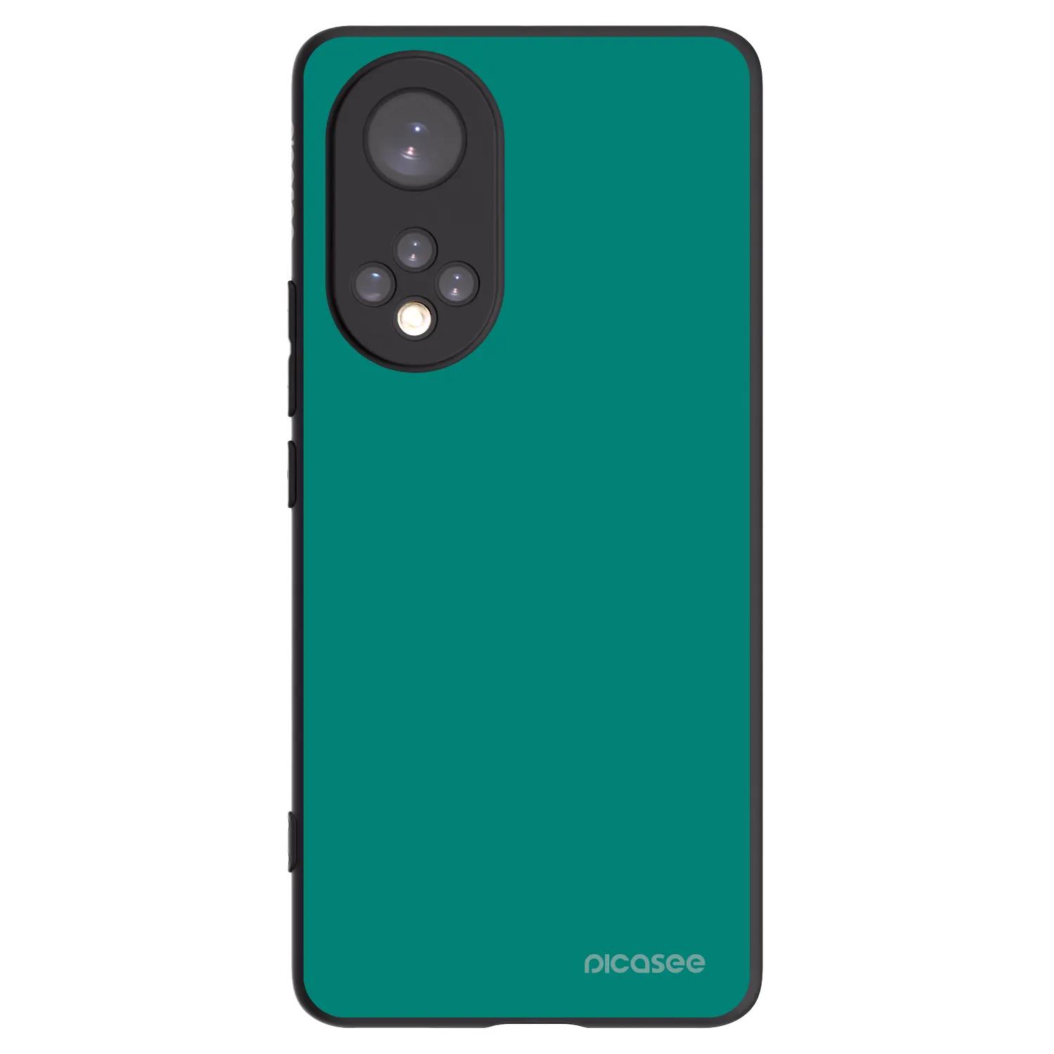 Picasee silikonowe czarne etui na Honor 50 5G - Emerald Mist