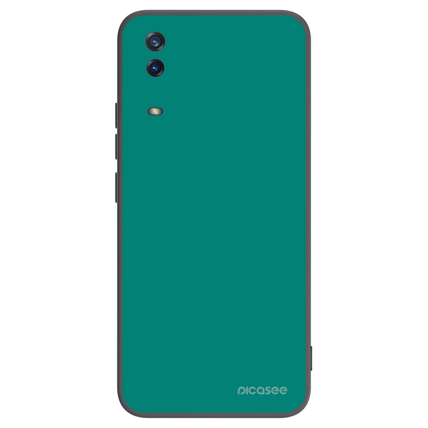 Picasee silikonowe czarne etui na Vivo Y11s - Emerald Mist