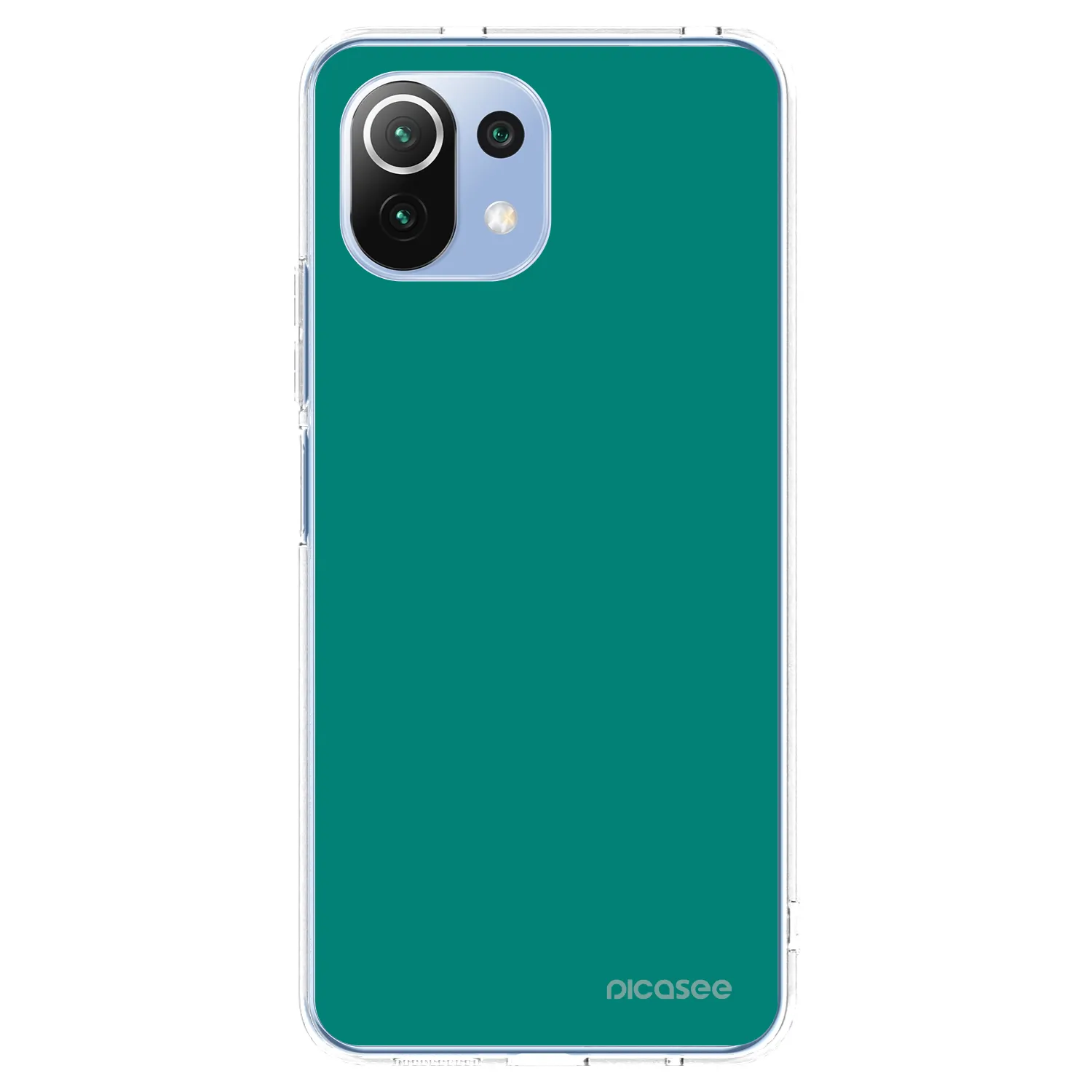 Picasee silikonowe przeźroczyste etui na Xiaomi 11 Lite 5G NE - Emerald Mist