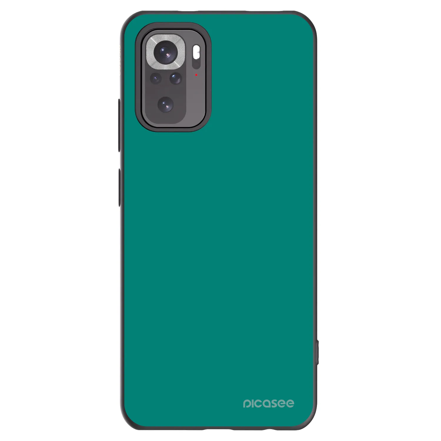 Picasee silikonowe czarne etui na Xiaomi Redmi Note 11S 4G - Emerald Mist