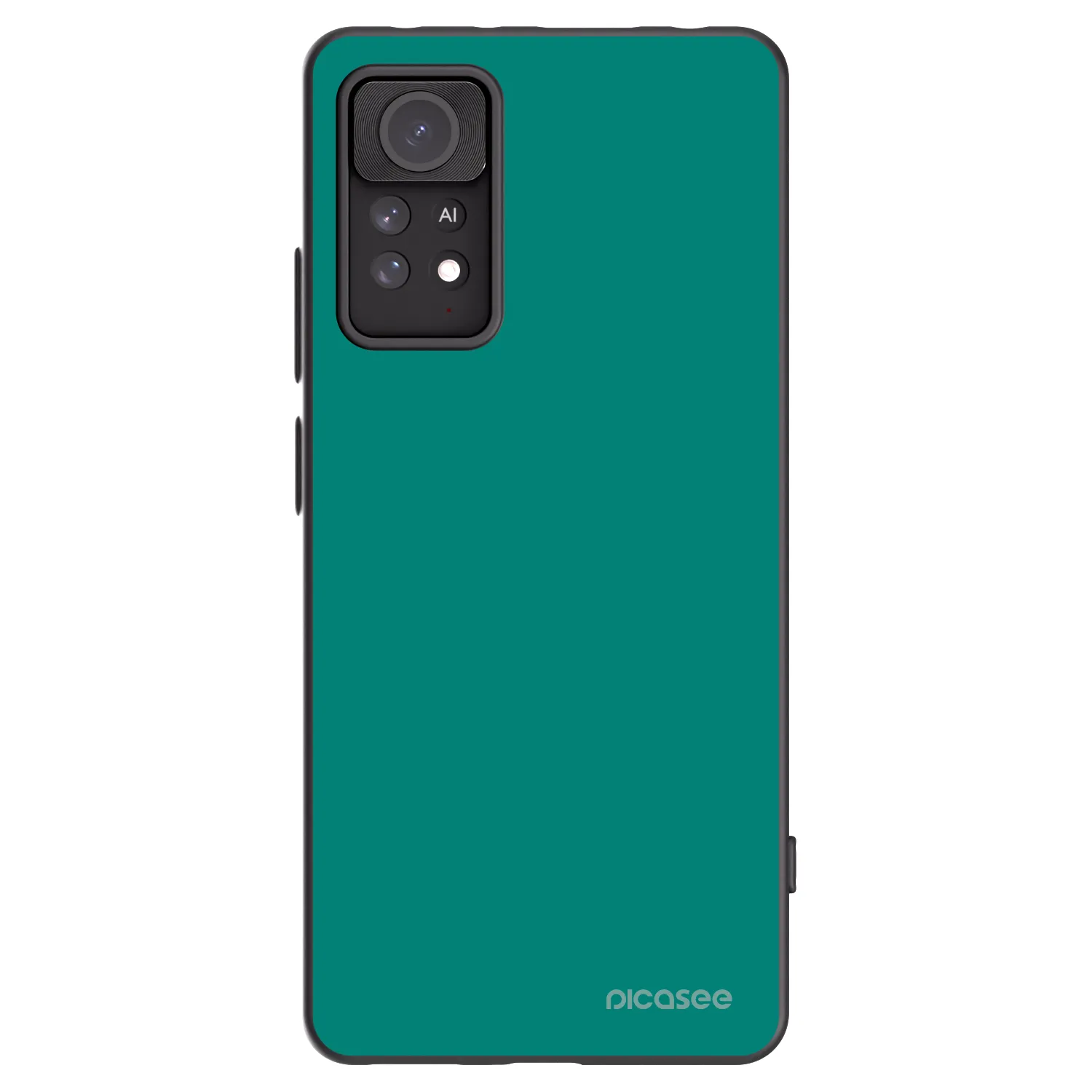 Picasee silikonowe czarne etui na Xiaomi Redmi Note 11 Pro 5G - Emerald Mist