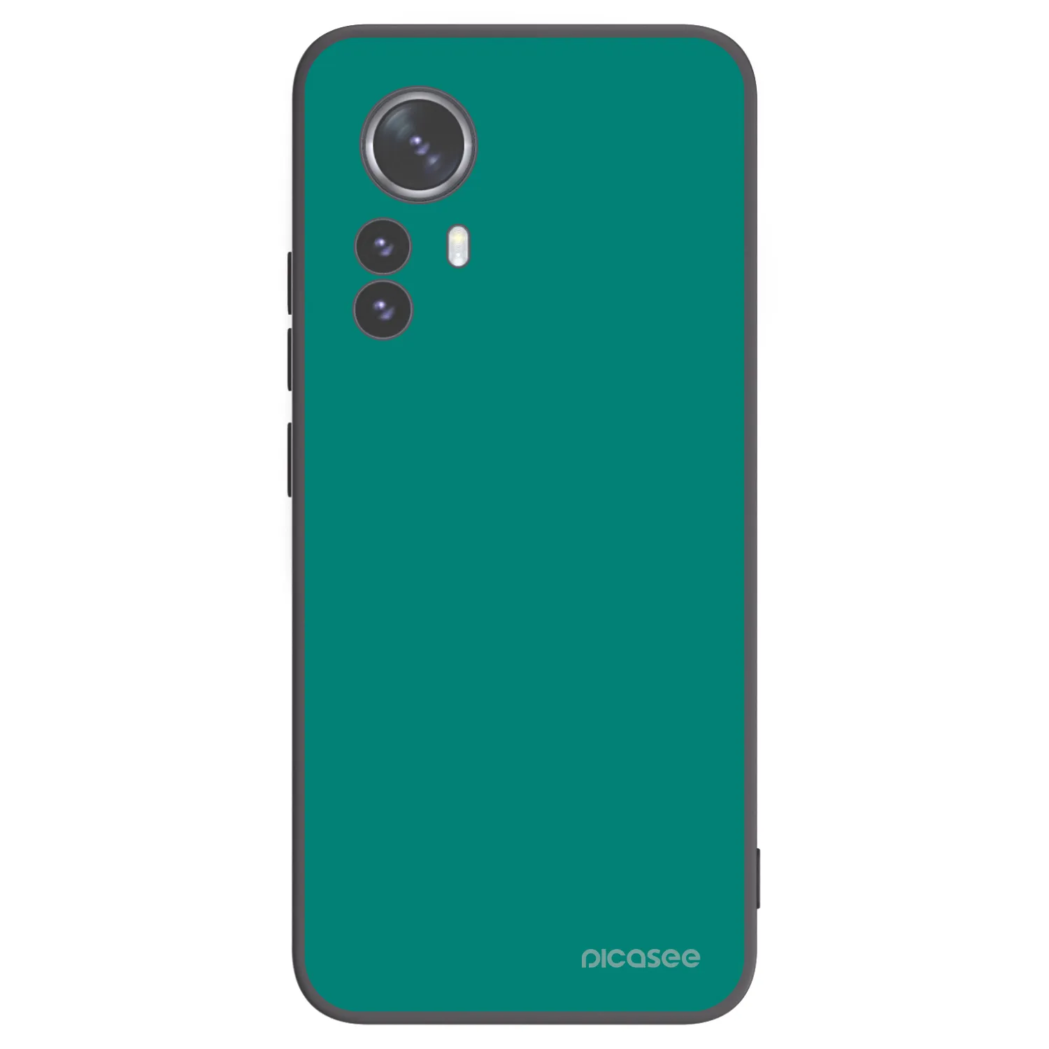 Picasee silikonowe czarne etui na Xiaomi 12 Pro - Emerald Mist