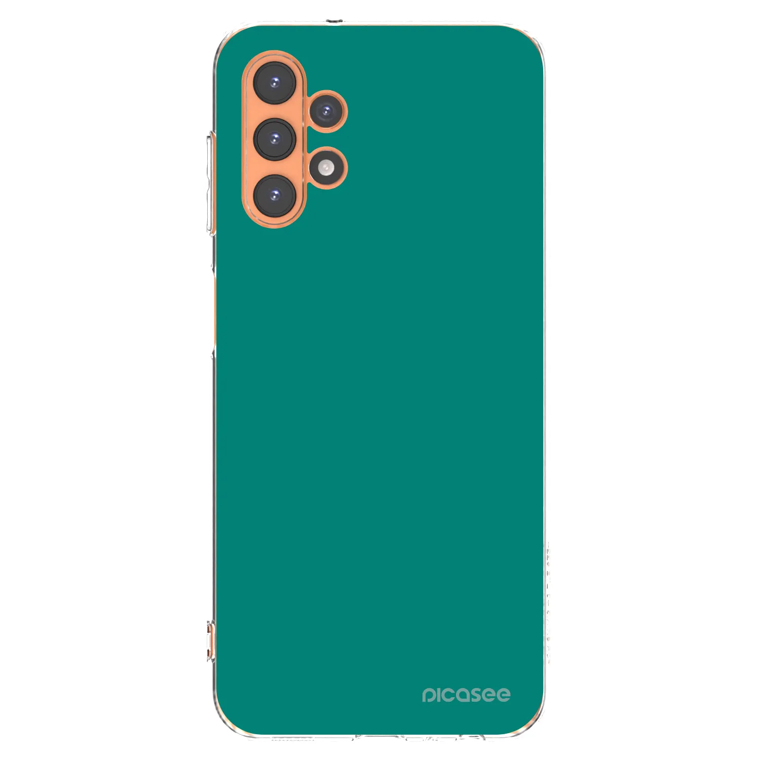 Picasee silikonowe przeźroczyste etui na Samsung Galaxy A13 4G A135 - Emerald Mist