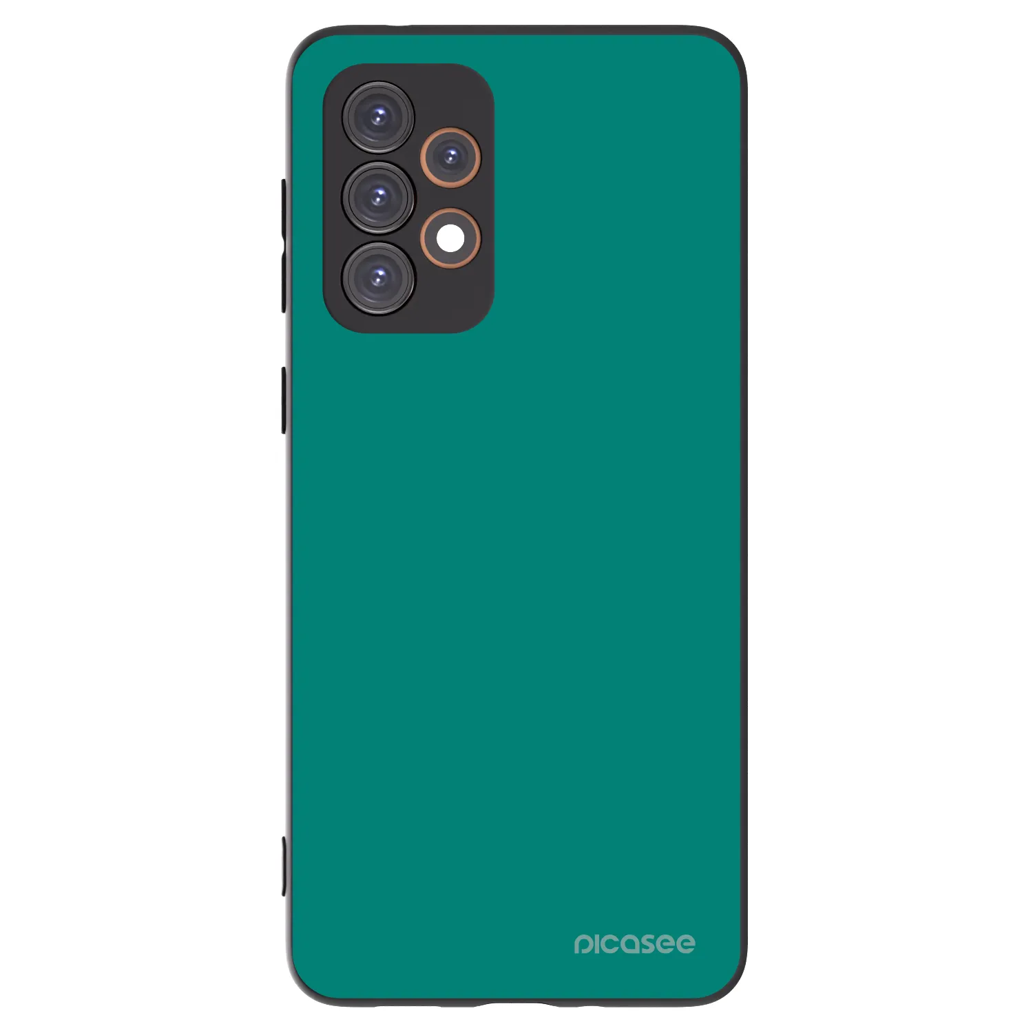 Picasee silikonowe czarne etui na Samsung Galaxy A33 5G A336 - Emerald Mist