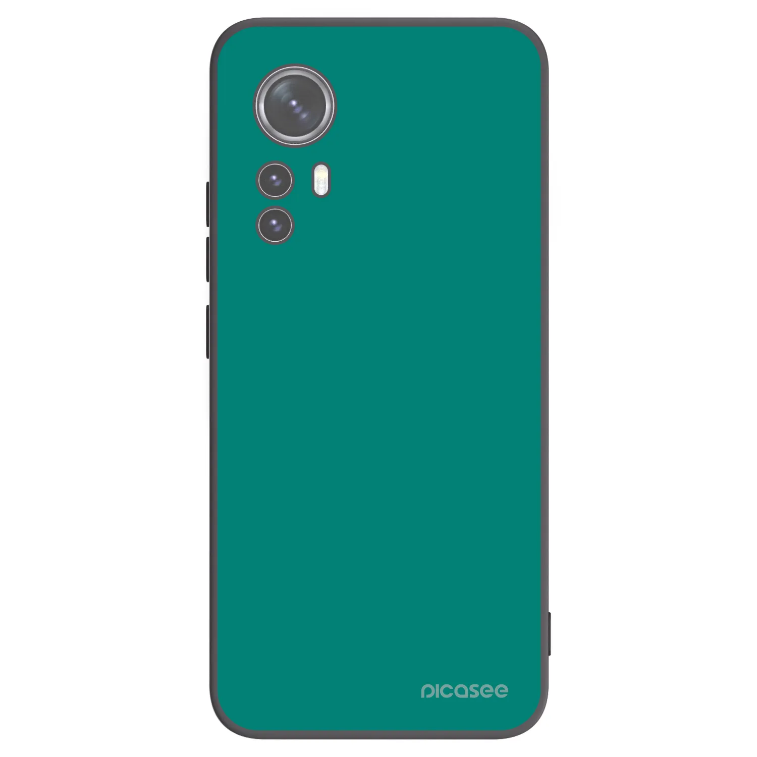 Picasee silikonowe czarne etui na Xiaomi 12X - Emerald Mist