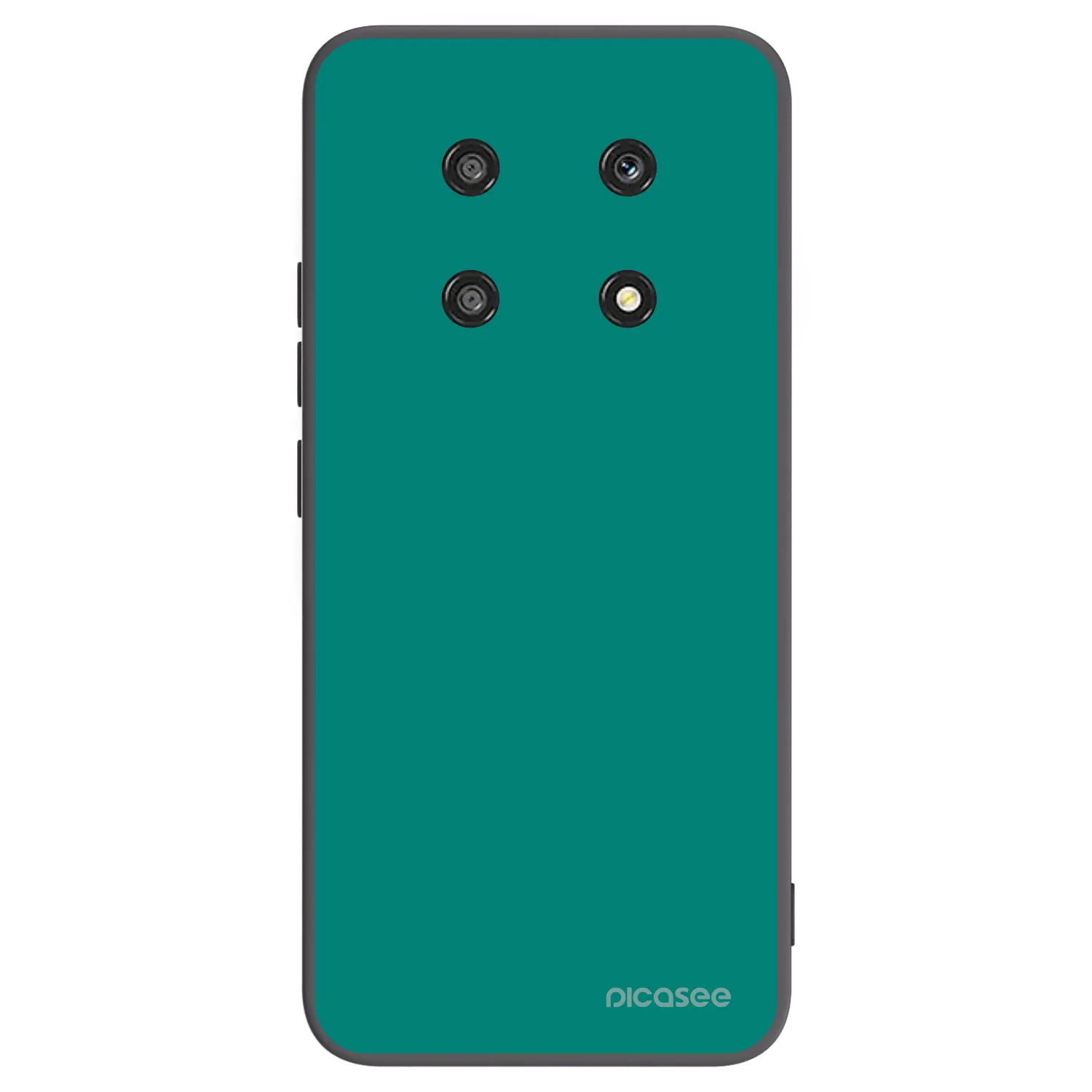 Picasee silikonowe czarne etui na Honor Magic4 Lite 5G - Emerald Mist
