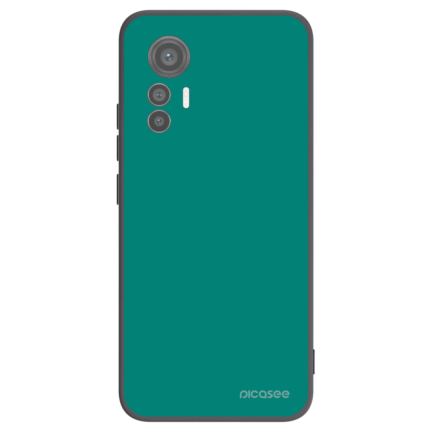 Picasee silikonowe czarne etui na Xiaomi 12 Lite - Emerald Mist