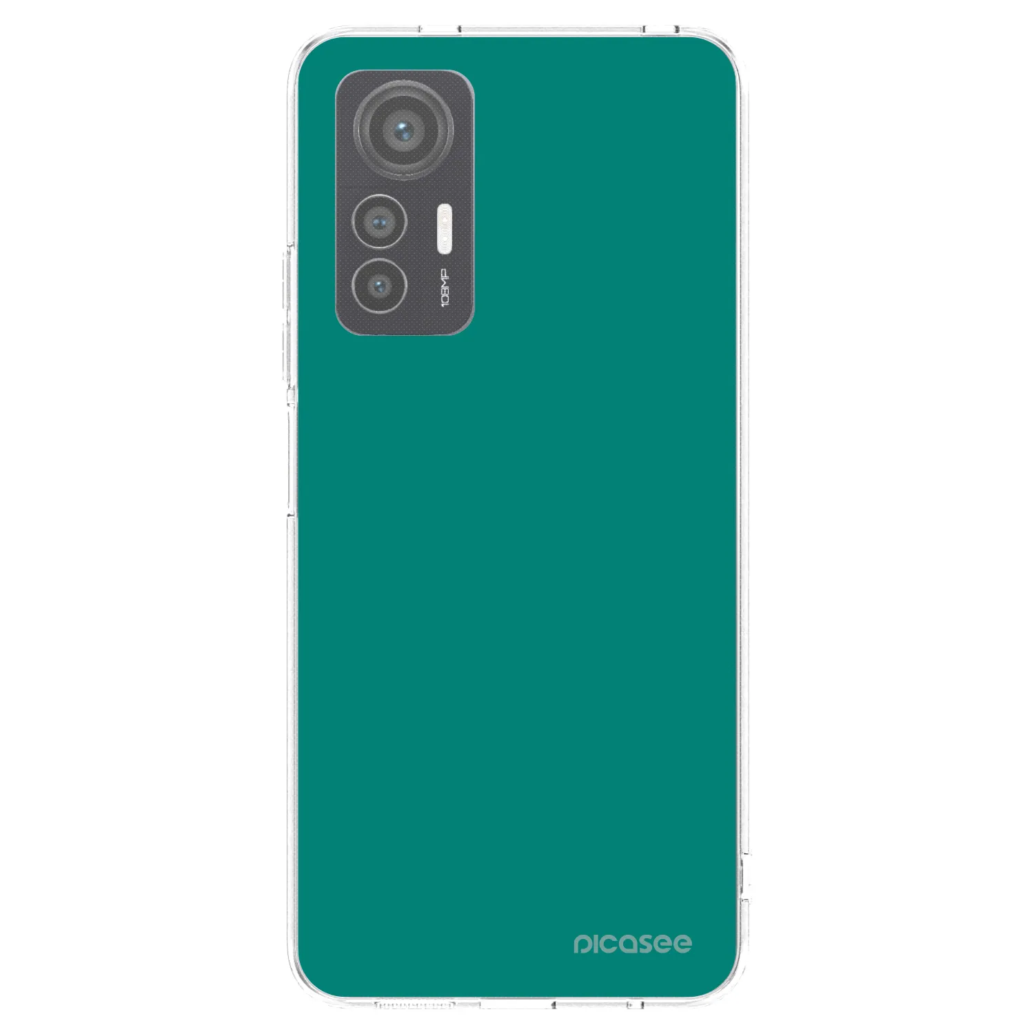 Picasee silikonowe przeźroczyste etui na Xiaomi 12 Lite - Emerald Mist