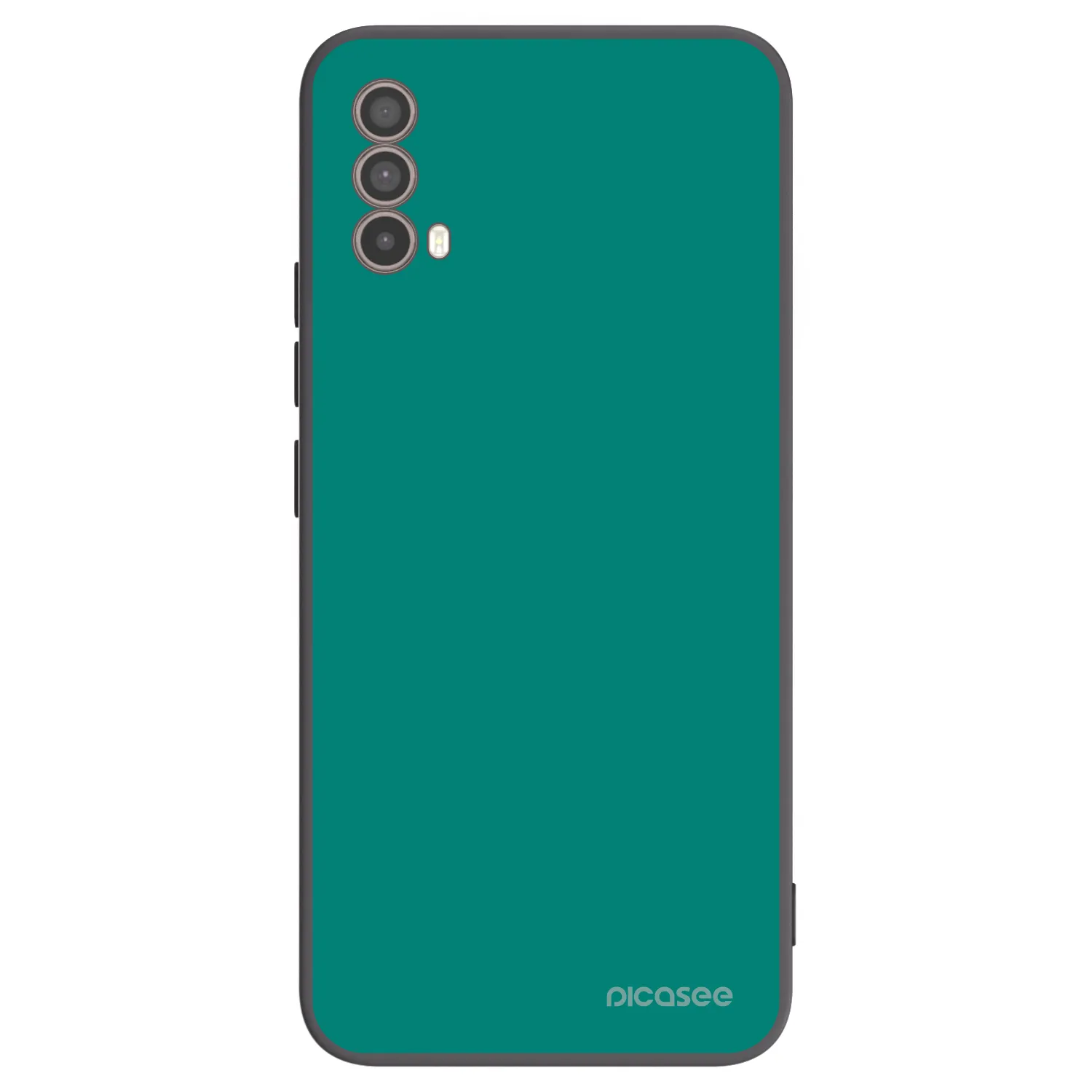 Picasee silikonowe czarne etui na Motorola Moto E40 - Emerald Mist