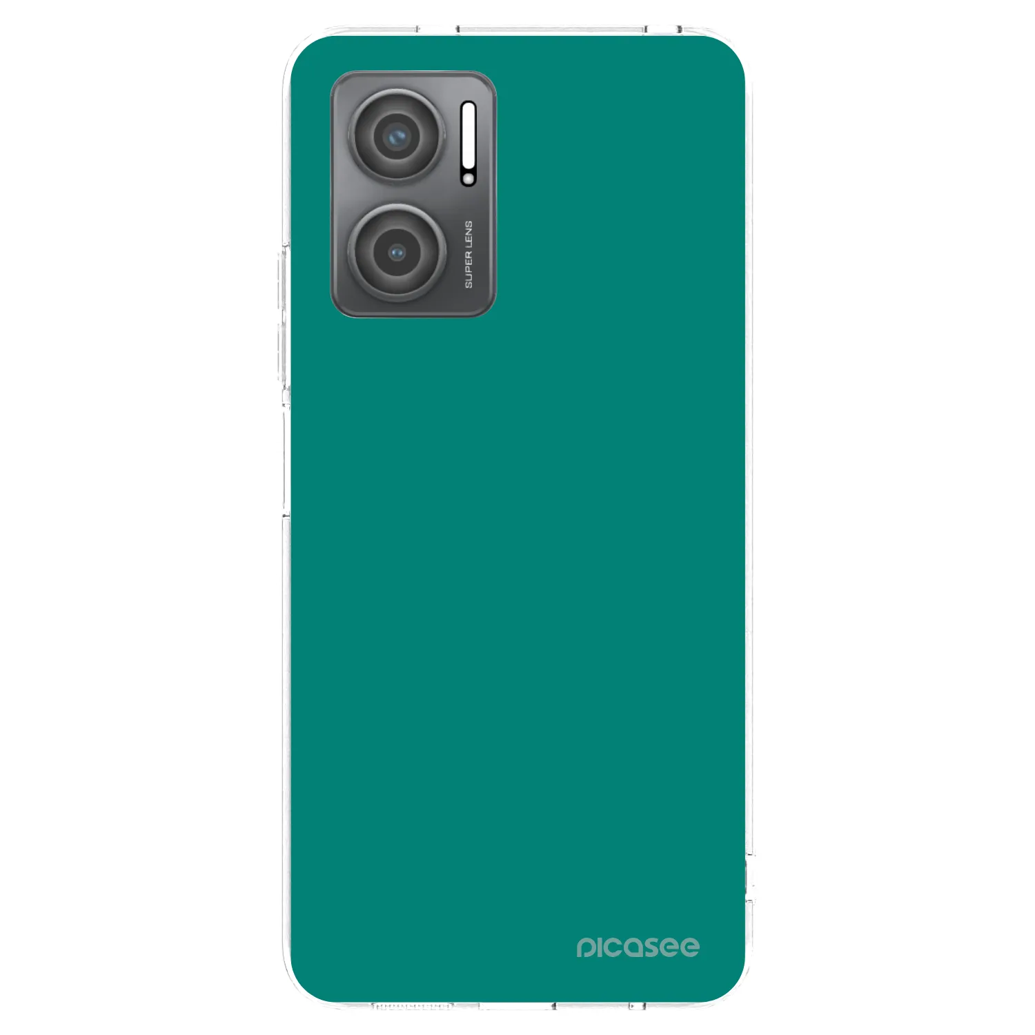 Picasee silikonowe przeźroczyste etui na Xiaomi Redmi 10 5G - Emerald Mist