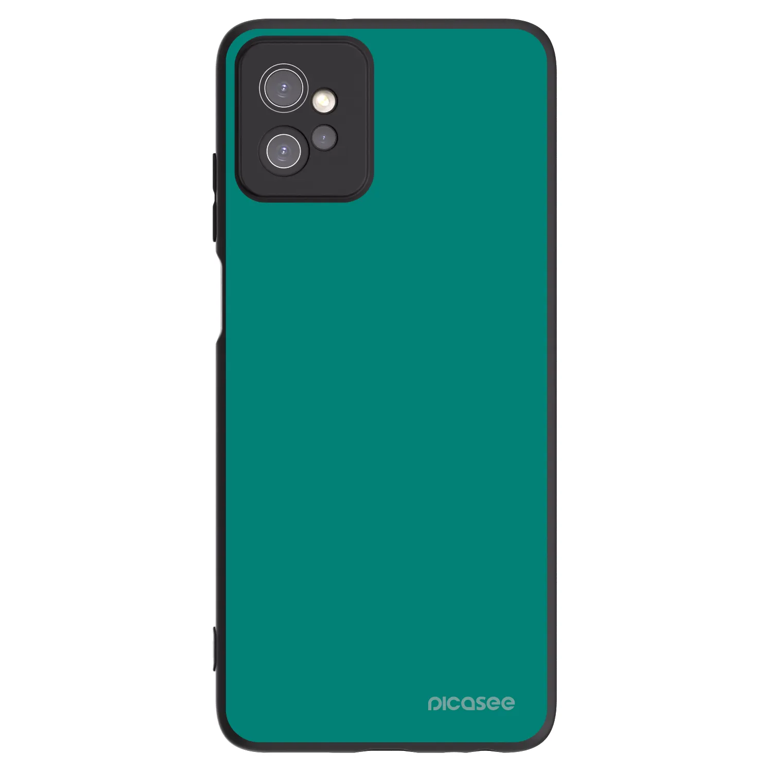 Picasee silikonowe czarne etui na Motorola Moto G32 - Emerald Mist