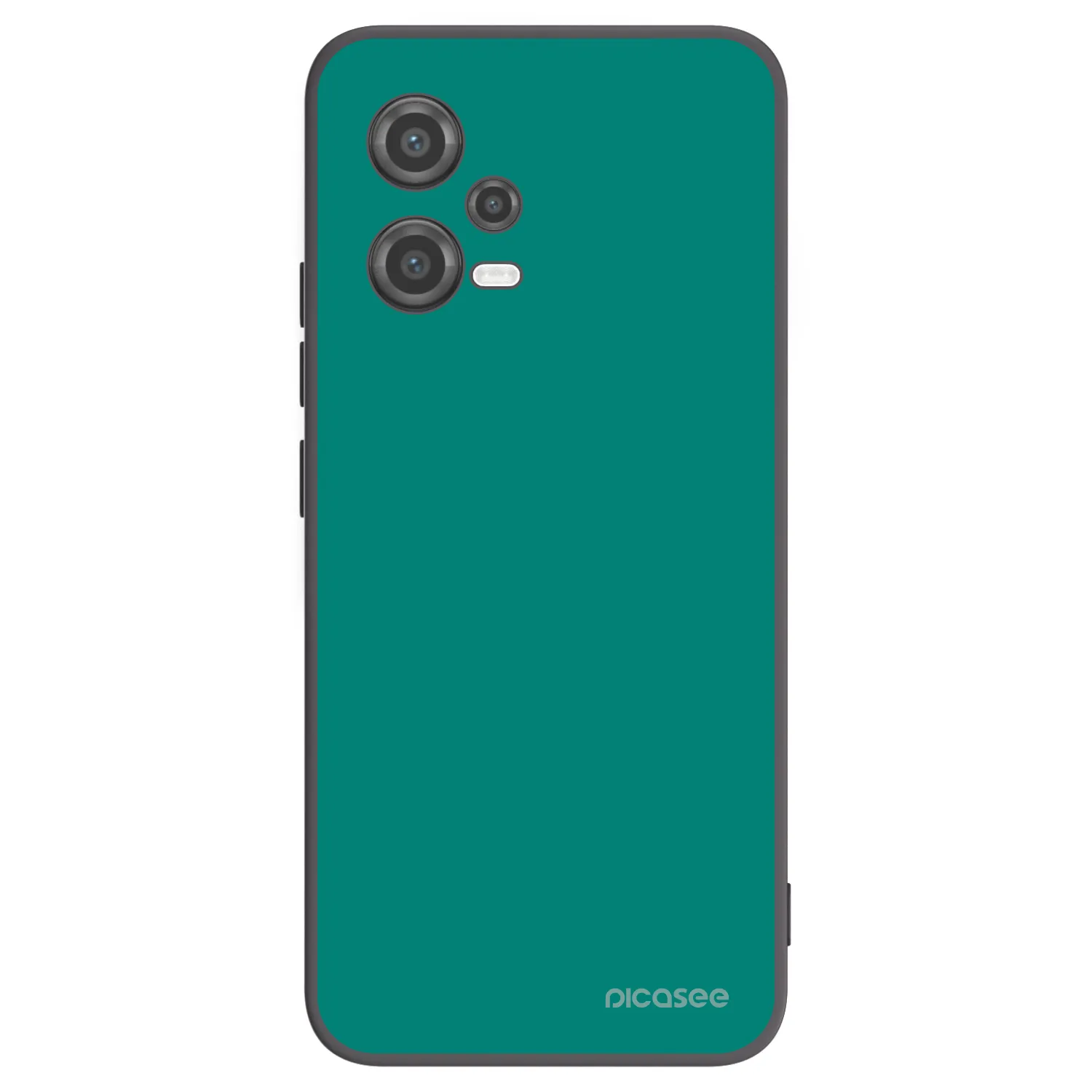 Picasee silikonowe czarne etui na Xiaomi Poco X5 - Emerald Mist