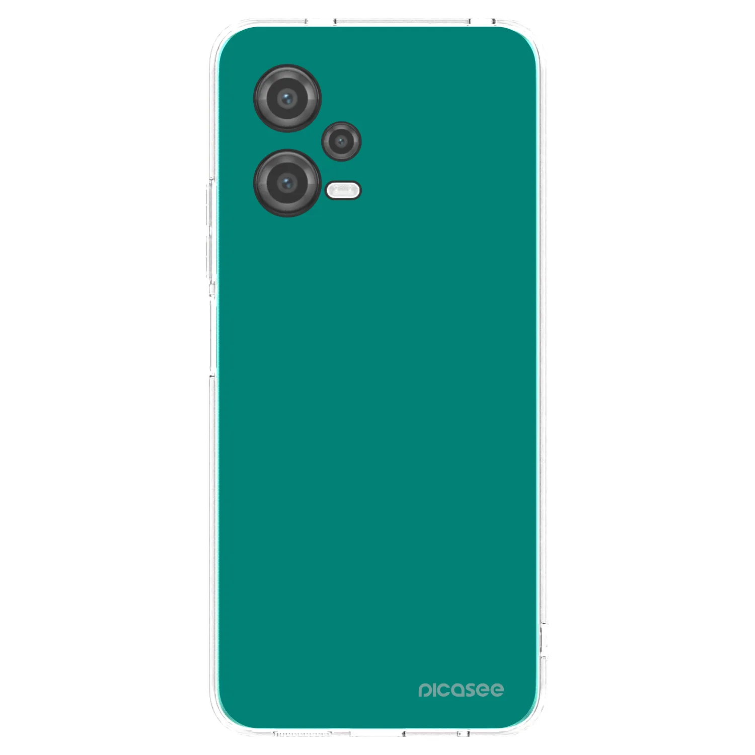 Picasee silikonowe przeźroczyste etui na Xiaomi Poco X5 - Emerald Mist