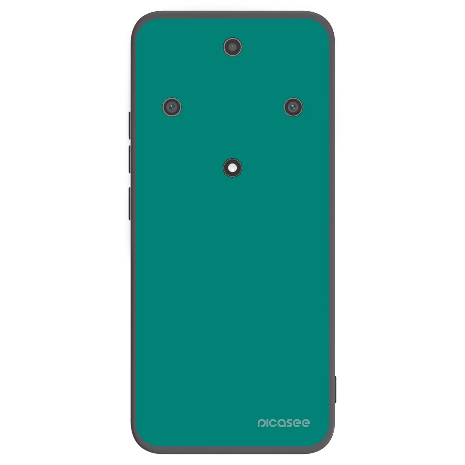 Picasee silikonowe czarne etui na Honor Magic5 Lite 5G - Emerald Mist