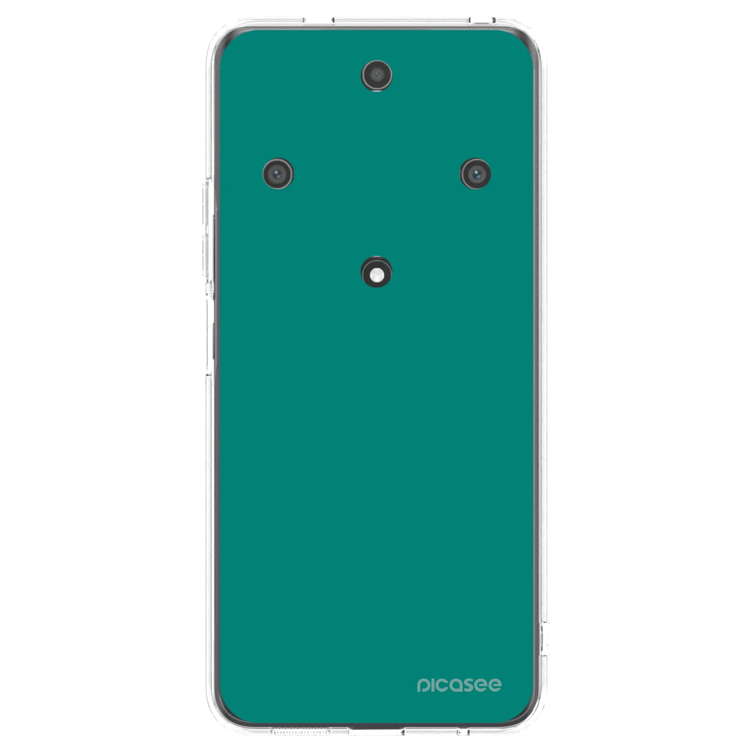Picasee silikonowe przeźroczyste etui na Honor Magic5 Lite 5G - Emerald Mist