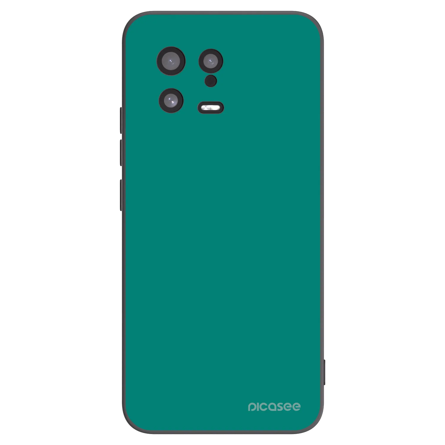 Picasee silikonowe czarne etui na Xiaomi 13 - Emerald Mist
